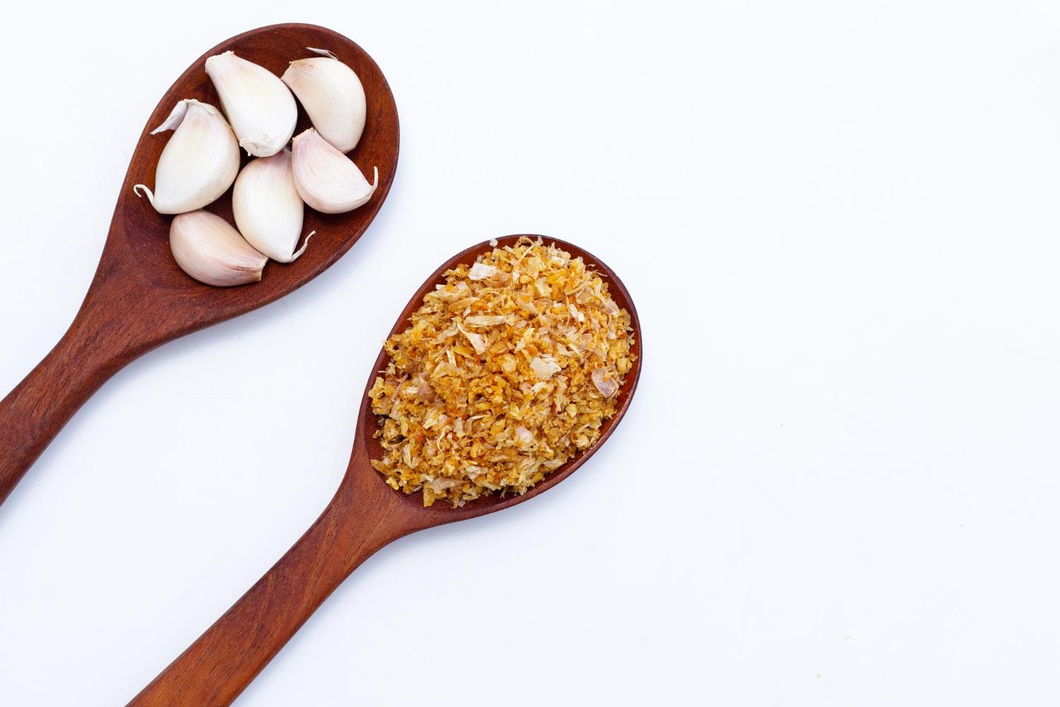 Dehydrated garlic